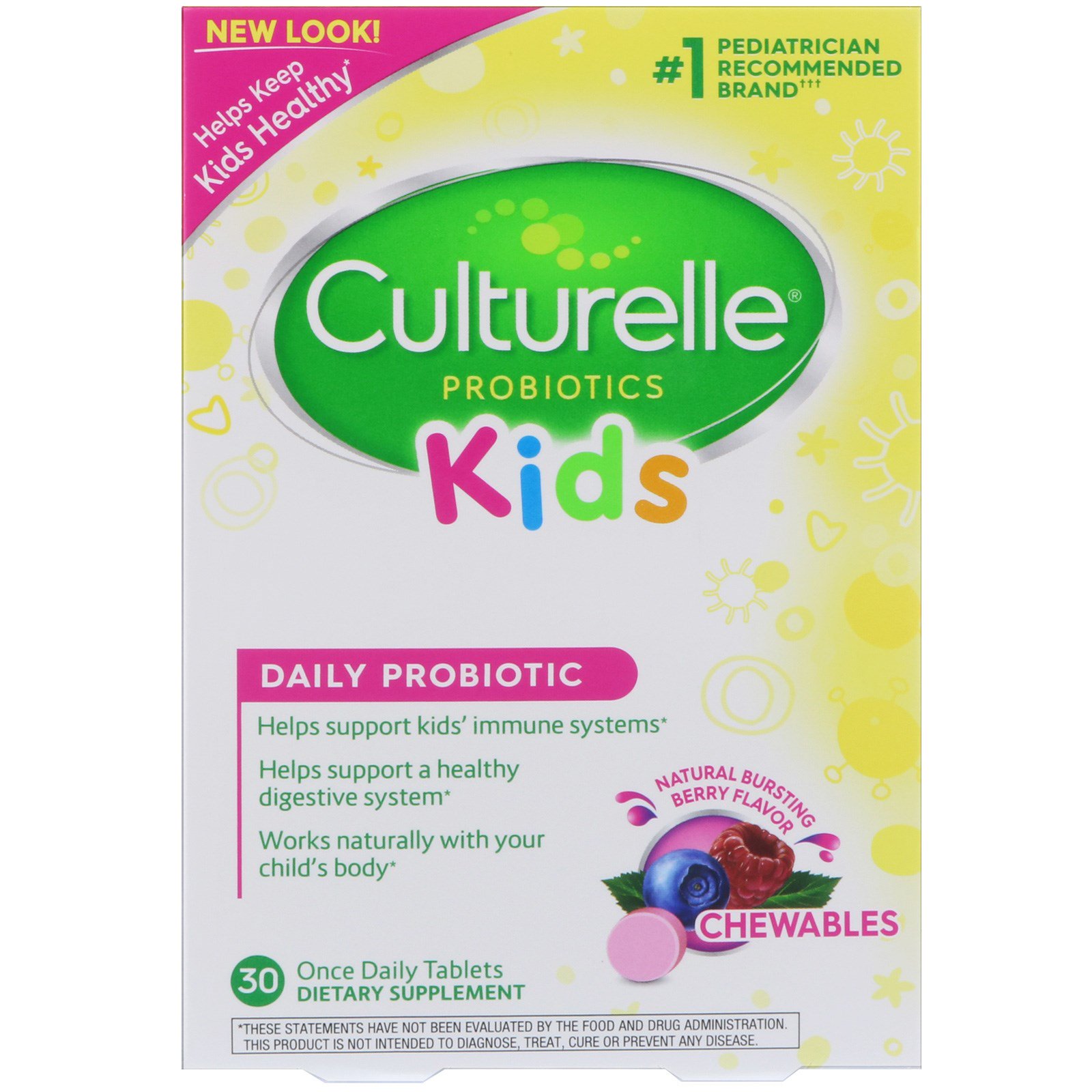 Culturelle Kids 益生菌水果味咀嚼片