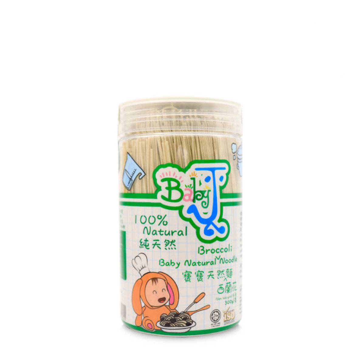 BabyJ 天然西蘭花嬰兒麵-300g