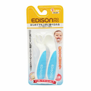 Edison MAMA 嬰幼兒有盒餐具組(藍)