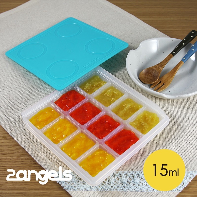 【台灣製】2angels矽膠副食品 15ml 製冰盒